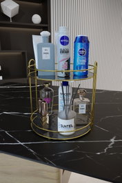 Hermia Organizador de Baño SD100-G Dorado